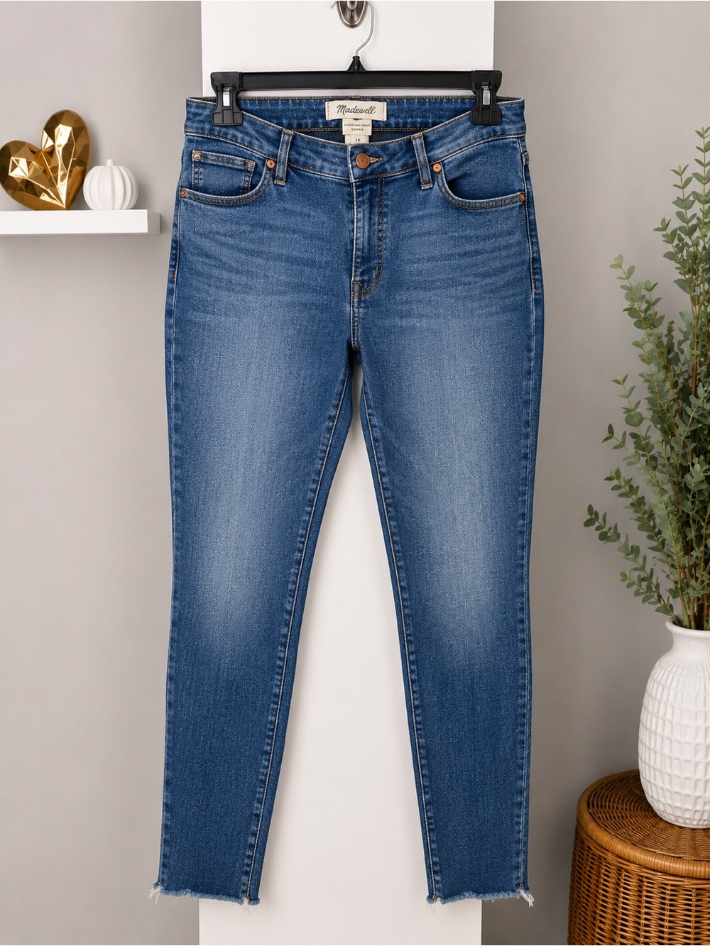Madewell Curvy High-Rise Skinny Jeans Size 28 Medium Wash